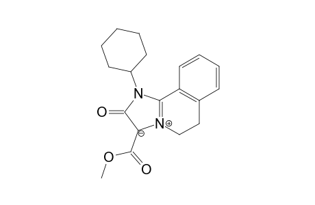 1-Cyclohexyl-2-oxo-3-(methoxycarbonyl)-2,3,5,6-tetraihydro-1H-imidazo[2,1-a]isoquinolin-4-ium-3-ide