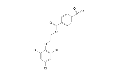2-(2,4,6-TRICHLOROPHENOXY)ETHANOL, p-NITROBENZOATE