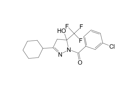 Methanone, (3-chlorophenyl)(3-cyclohexyl-5-trifluoromethyl-5-hydroxy-2-imidazolin-1-yl)-