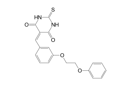 5-[3-(2-Phenoxyethoxy)benzylidene]-2-thioxodihydro-4,6(1H,5H)-pyrimidinedione