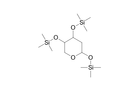 D-erythro-Pentopyranose, 2-deoxy-1,3,4-tris-O-(trimethylsilyl)-