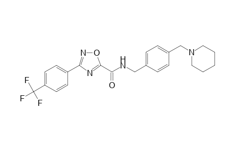 1,2,4-Oxadiazole-5-carboxamide, N-[[4-(1-piperidinylmethyl)phenyl]methyl]-3-[4-(trifluoromethyl)phenyl]-