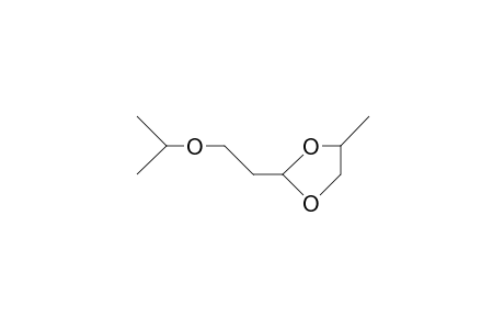 1,3-Dioxolane, 4-methyl-2-(2-propoxyethyl)-, cis-(.+-.)-