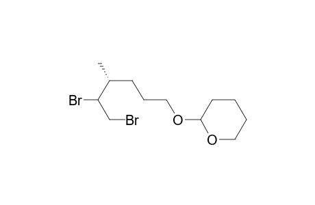2-((4R)-5,6-dibromo-4-methylhexyloxy)-tetrahydro-2H-pyran