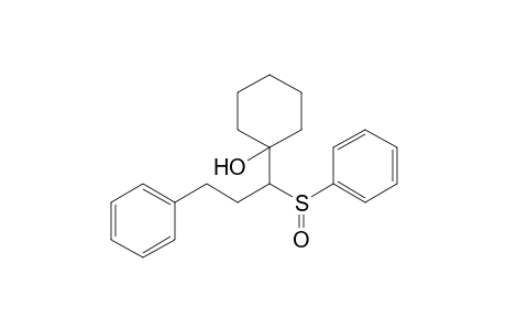 1-(3-Phenyl-1-phenylsulfnylpropyl)cyclohexanol