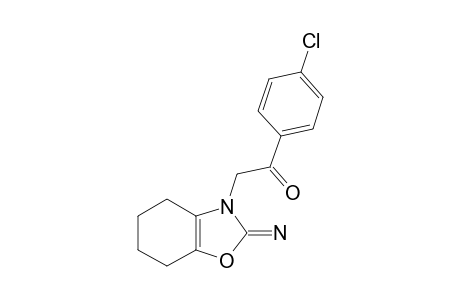 2-IMINO-3-(4'-CHLORO-PHENACYL)-2,3,4,5,6,7-HEXAHYDRO-BENZOXAZOLE