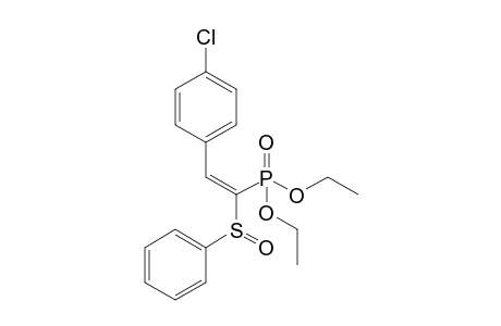 Diethyl (E)-2-(4-Chlorophenyl)-1-(phenylsulfinyl)ethenylphosphonate