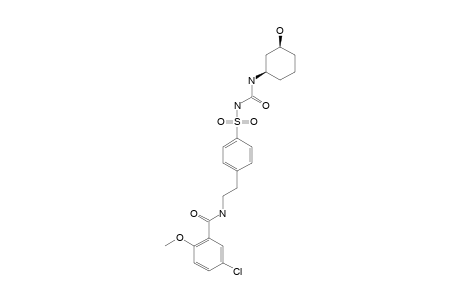 1-[[4-[2-(5-CHLORO-2-METHOXYBENZAMIDO)-ETHYL]-PHENYL]-SULFONYL]-3-(CIS-3-HYDROXYCYCLOHEXYL)-UREA