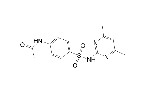 N-(4-{[(4,6-dimethyl-2-pyrimidinyl)amino]sulfonyl}phenyl)acetamide