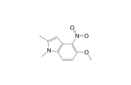 4-Nitro-5-methoxy-1,2-dimethylindole