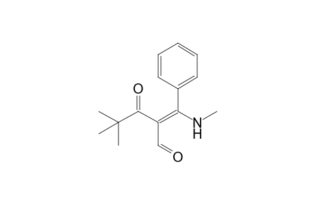 2-(t-Butylcarbonyl)-3-(methylamino)-3-phenyl-2-propenal