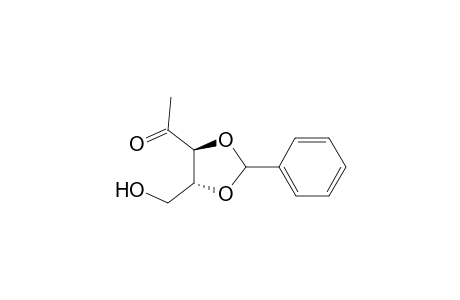 D-threo-2-Pentulose, 1-deoxy-3,5-O-(phenylmethylene)-