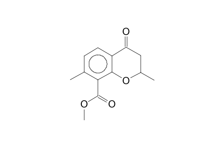 Methyl 2,7-dimethyl-4-oxo-8-chromanecarboxylate