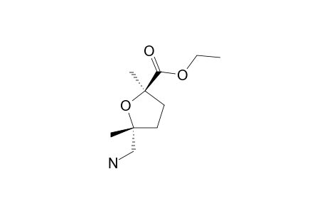 TRANS-ETHYL-5-AMINOMETHYL-2,5-DIMETHYL-TETRAHYDROFURAN-2-CARBOXYLATE