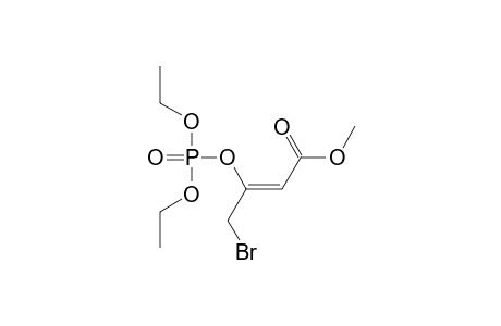 (Z)-4-bromo-3-diethoxyphosphoryloxy-but-2-enoic acid methyl ester