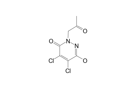 4,5-DICHLORO-3-HYDROXY-1-(2-OXOPROPYL)-PYRIDAZIN-6-ONE