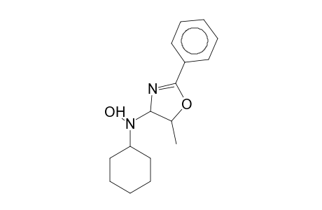N-Cyclohexyl-N-(5-methyl-2-phenyl-4,5-dihydrooxazol-4-yl)-hydroxylamine