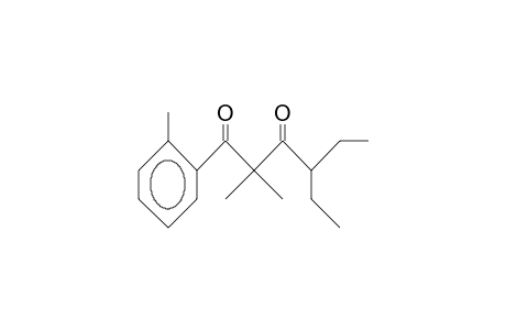 4-Ethyl-2,2-dimethyl-1-(2-methyl-phenyl)-hexane-1,3-dione