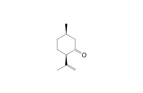 (2R,5R)-5-Methyl-2-(1- methylethenyl) cyclohexanone
