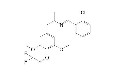 1-(2-Chlorophenyl)-N-(1-[4-(2,2-difluoroethoxy)-3,5-dimethoxyphenyl]propan-2-yl)methanimine