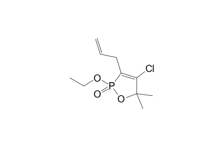 3-Allyl-4-chloro-2-ethoxy-2,5-dihydro-5,5-dimethy-1,2-oxaphosphole 2-oxide