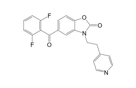 5-(2',6'-Difluorobenzoyl)-N-[(4'-pyridyl)ethyl]-2,3-dihydrobenzoxazol-2-one