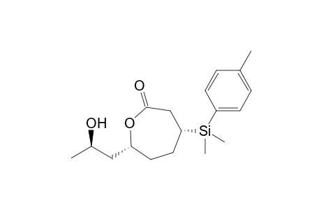 (4R,7R)-4-[dimethyl(p-tolyl)silyl]-7-[(2R)-2-hydroxypropyl]oxepan-2-one