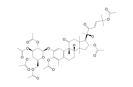 CUCURBITACIN-FEVICORDIN-A-GLUCOPYRANOSYL-HEXAACETATE