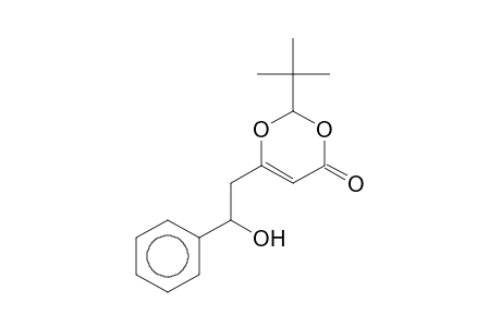 2-tert-Butyl-6-(2-hydroxy-2-phenylethyl)-4H-1,3-dioxin-4-one