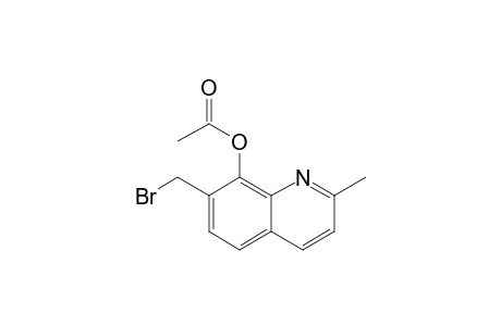 7-(Bromomethyl)-2-methylquinolin-8-yl acetate