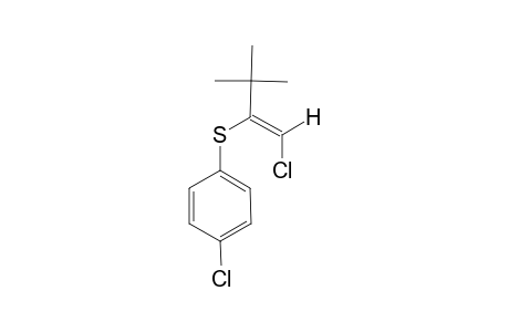 (Z)-2-(4-CHLOROBENZENESULFENYL)-1-CHLORO-3,3-DIMETHYL-1-BUTENE