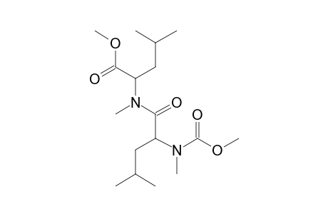 leu-leu, N,N'-Dimethyl-N-methoxycarbonyl-, methyl ester