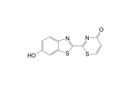 2-(6'-Hydroxy-2'-benzothiazolyl)-4H-1,3-thiazin-4-one