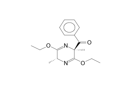 (3S,6S)-3-BENZOYL-3,6-DIHYDRO-3,6-DIMETHYL-2,5-DIETHOXYPYRAZINE