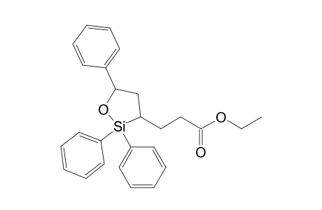 3-[2-(Ethoxycarbonyl)ethyl]-2,2,5-triiphenyl-1,2-oxasilolane