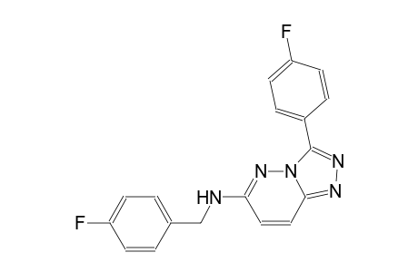 [1,2,4]triazolo[4,3-b]pyridazin-6-amine, 3-(4-fluorophenyl)-N-[(4-fluorophenyl)methyl]-