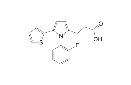 3-[1-(2-fluoro-phenyl)-5-thiophen-2-yl-1H-pyrrol-2-yl]-propionic acid