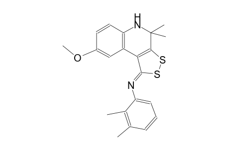 N-[(1Z)-8-methoxy-4,4-dimethyl-4,5-dihydro-1H-[1,2]dithiolo[3,4-c]quinolin-1-ylidene]-2,3-dimethylaniline
