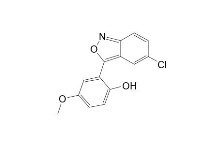 Phenol, 2-(5-chloro-2,1-benzisoxazol-3-yl)-4-methoxy-