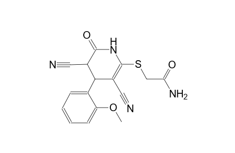 acetamide, 2-[[3,5-dicyano-1,4,5,6-tetrahydro-4-(2-methoxyphenyl)-6-oxo-2-pyridinyl]thio]-