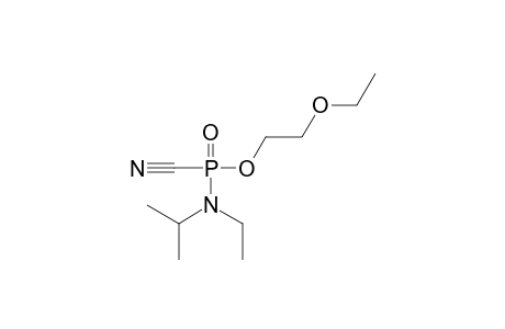 O-ethoxyethyl N-ethyl N-isopropyl phosphoramidocyanidate