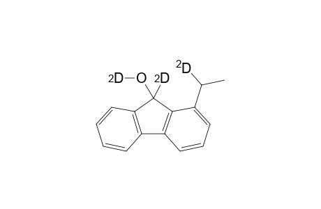 1-(1-Deuterioethyl)-9-deuterio-9-fluorenol-O-D