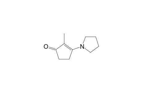 2-Methyl-3-(1-pyrrolidinyl)-1-cyclopent-2-enone