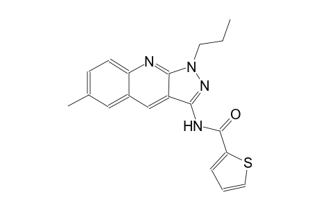 N-(6-methyl-1-propyl-1H-pyrazolo[3,4-b]quinolin-3-yl)-2-thiophenecarboxamide