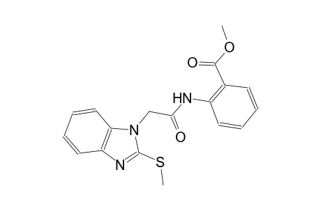 benzoic acid, 2-[[[2-(methylthio)-1H-benzimidazol-1-yl]acetyl]amino]-,methyl ester