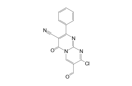 8-Chloro-7-formyl-4-oxo-2-phenyl-4H-pyrimido[1,2-a]pyrimidin-3-carbonitrile
