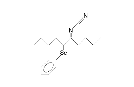 (1-Butyl-2-phenylseleno-hexylidene)-cyanamide