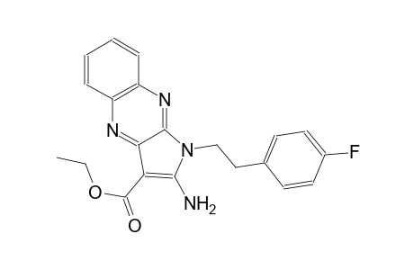 ethyl 2-amino-1-[2-(4-fluorophenyl)ethyl]-1H-pyrrolo[2,3-b]quinoxaline-3-carboxylate