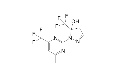 2-[4-methyl-6-(trifluoromethyl)-2-pyrimidinyl]-3-(trifluoromethyl)-4H-pyrazol-3-ol