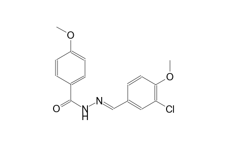N'-[(E)-(3-chloro-4-methoxyphenyl)methylidene]-4-methoxybenzohydrazide